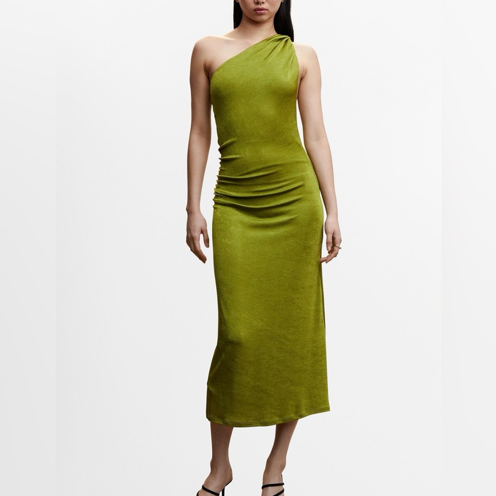 Asymmetrical Draped Gown- Small